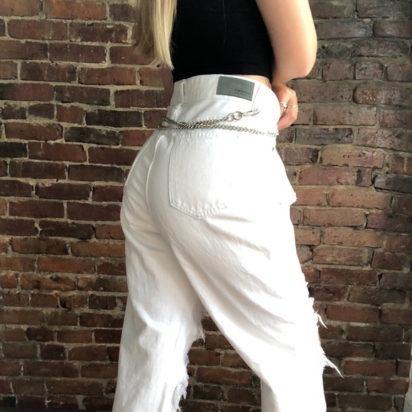 Chain front Hermia Jean Carmar Denim Los Angeles - Picture 2 of 4